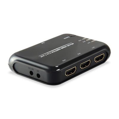 Equipaggiamento equipaggiamento 332721 switch HDMI, 3x, HDMI1.4, Dolby True-HD, 7.1Ch, Black