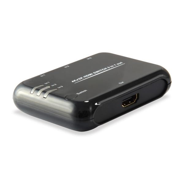 Equipaggiamento equipaggiamento 332721 switch HDMI, 3x, HDMI1.4, Dolby True-HD, 7.1Ch, Black