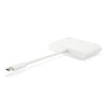 Equipaggiamento equipaggiamento 133462 USB Tipo C a VGA femmina USB Un adattatore PD femmina, 1080p, 15 cm, bianco