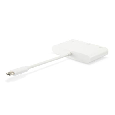 Equipaggiamento equipaggiamento 133462 USB Tipo C a VGA femmina USB Un adattatore PD femmina, 1080p, 15 cm, bianco