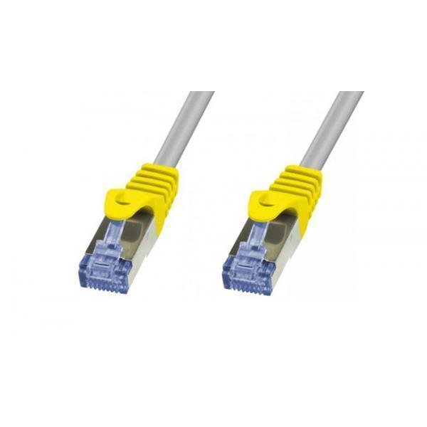Adj 310-00067 Cable de red, RJ45, FTP, CAT. 6, blindado, 10m, gris