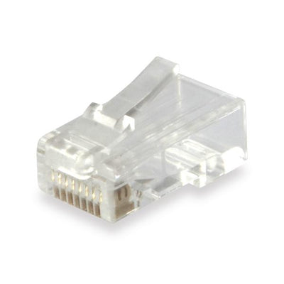 Equipaggia 121144 Connettore RJ45 Set di 100pcs, UTP, Cat.6