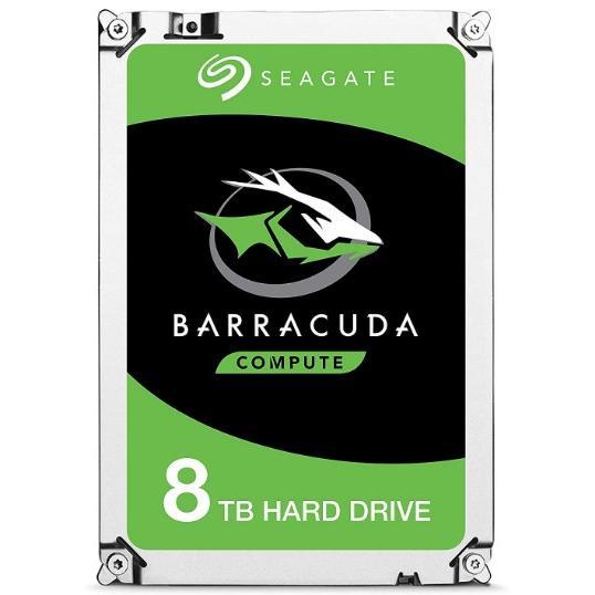 Seagate ST8000DM004 Barracuda HDD, 8 TB, 3,5, SATA3 6 Gbps, 5400 giri / min, 256 MB, 220 MIBS