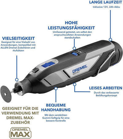 Dremel 8240 | cordless multi-tool | (8240-5) 12v 2.0ah f0138240ja