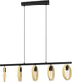 Eglo ipsden hanglamp - e27 - 100,5 cm - zwart bruin