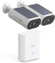 Aosu solarcam p1 se - 2 cámaras de seguridad con resolución 2k - energía solar - audio bidireccional - ai