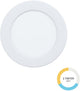 Faretto da incasso Eglo fueva 6 - bagno esterno - LED - ø 11,9 cm - bianco - luce bianca orientabile (calda, neutra e luce diurna)