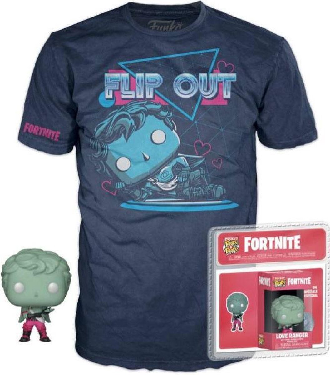¡Funko pop de bolsillo! camiseta fortnite love ranger - talla xl