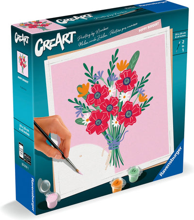 Ravvensburger Creart Painting by Number - Poppies Bouquet