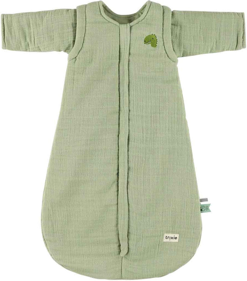 Trixie saco de dormir bebe verde 70cm bliss sage mr. dino - asiento de coche adecuado.