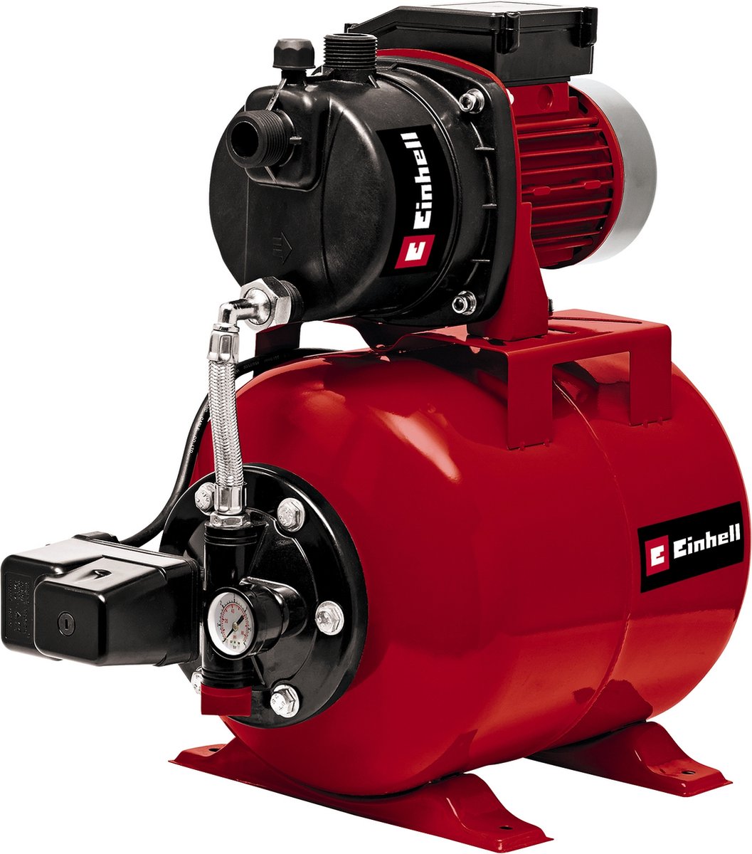 Pompa booster elettrica Einhell GC-WW 6538 - 650 W - 3800 l h - 3,6 bar - capacità serbatoio a pressione: 20 l - max. prevalenza: 36 mt