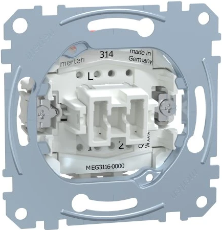 Conmutador 1xwip pulsador incorporado (meg3116-0000