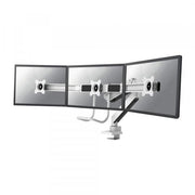 Neomounts neomounts nm-d775dx3white flat screen desk mount, 17-27 , 6 kg, 100x100 mm, clamp, white - afbeelding 1