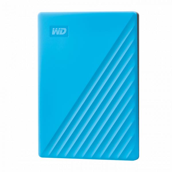 Western Digital Western Digital WDBPKJ0040BBL-Wesn My Passport HDD esterno, 4TB, USB 3.2 Gen 1, Blue