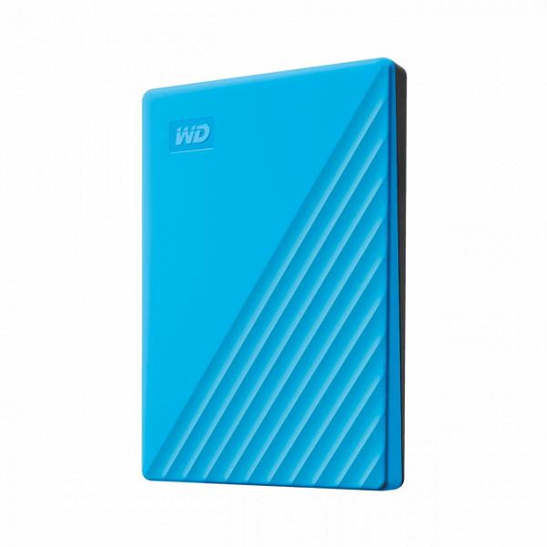 Abi Western Digital WDBPKJ0040BBL-Wesn My Passport HDD esterno, 4TB, USB 3.2 Gen 1, Blue