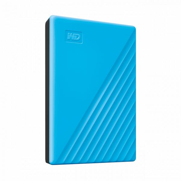 Abi Western Digital WDBPKJ0040BBL-Wesn My Passport HDD esterno, 4TB, USB 3.2 Gen 1, Blue