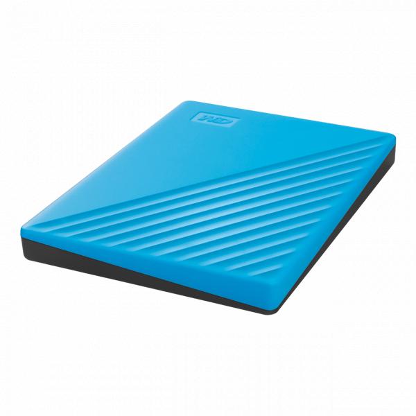 Abi Western Digital WDBPKJ0040BBL-Wesn My Passport HDD esterno, 4TB, USB 3.2 Gen 1, Blue