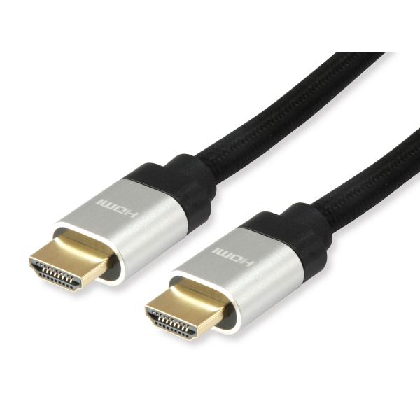 Equipaggiamento equipaggiamento 119381 HDMI 2.1 Cavo ad alta velocità ad alta velocità, tipo HDMI A -> HDMI Tipo A 48 Gbit S, ARC, 2M, Black