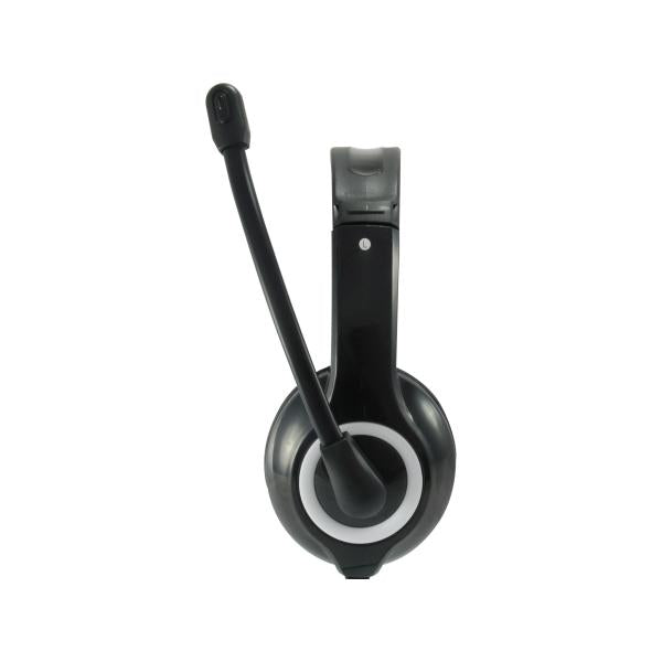 Equipaggia 245301 Auricolare da gioco, USB, BANDA CHE, Binaurale, Digital, Black