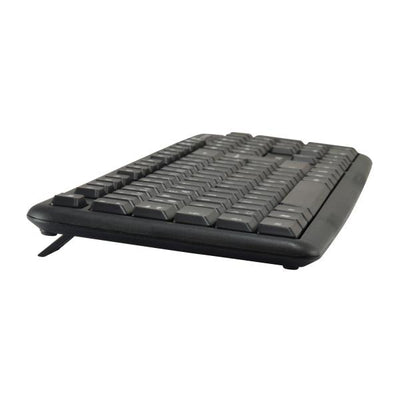Equipaggiamento equipaggiamento 245200 tastiera cablata e mouse Combo layout Germania, USB, Qwerty, 105 chiave, 1000 dpi, nero