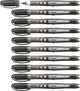 Stabilo trabajador+ colorido - rollerball 0,5 mm - negro - caja de 10 piezas