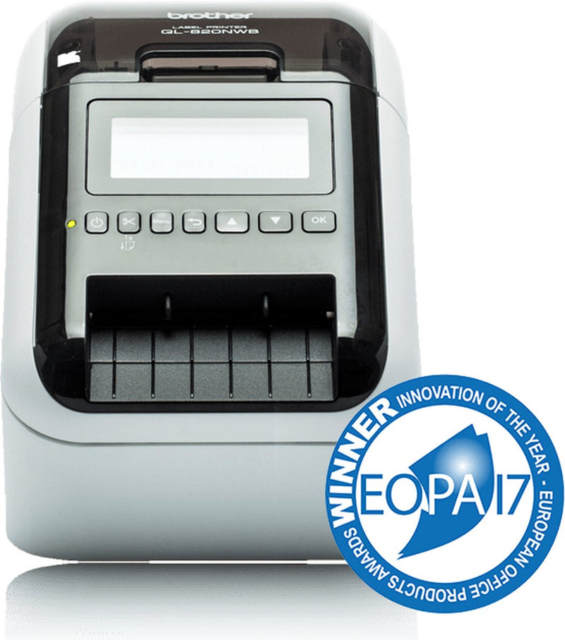 Stampante per etichette Brother ql-820nwbc termica diretta a colori 300 x 600 dpi cablata e wireless dk