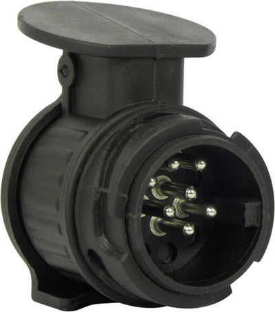Carpoint adapter 13-pin to 7-pin – 12v – plug play – for car caravan – durable plastic – compact