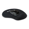 Equip Equip 245014 Gel Mouse Pad, tela, gel, poliuretano, reposo en muñeca, base no deslizante, monótona, negro