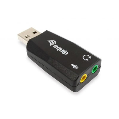 Equipaggiamento 245320 Adattatore audio USB, USB Type-A, 3,5 mm, 22 mm, 51 mm, 12 mm, nero