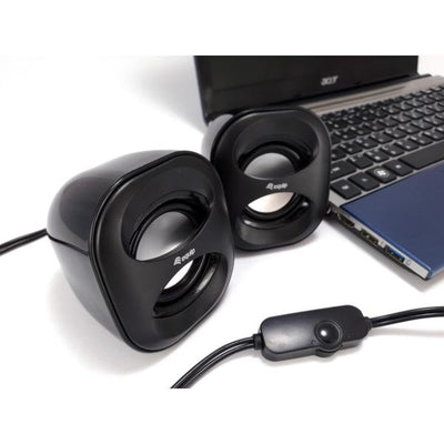 Equipaggiamento equipaggiamento 245330 mini altoparlante USB, 2.0 canali, cablato, 3 W, 90 20 Hz, 40 o, nero