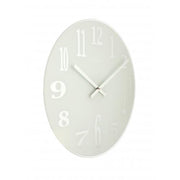 NEXTIME NEXTIME KLOK 2472 Mirror GLASS, Ø43 CM, WALL, White - afbeelding 3