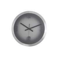 Nextime Nextime Klok 3020 nebbia, Ø35 cm, muro, grigio