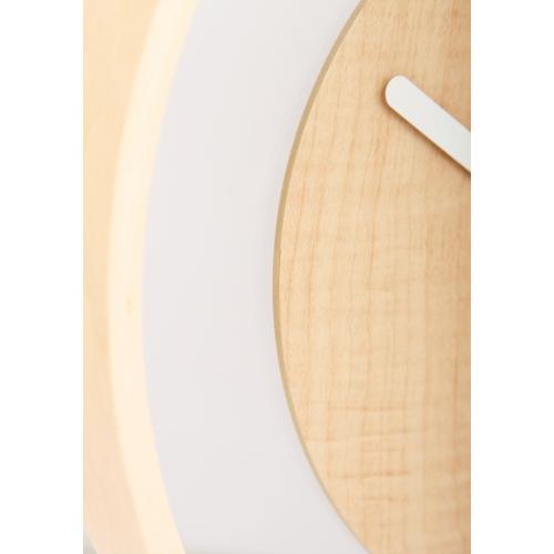 Nextime nextime klok 3046 wood loop, ø30 cm, wall, wood