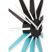 Nextime Nextime Klok 3051bl Nova, Ø50 cm, pared, azul negro - afbeelding 3
