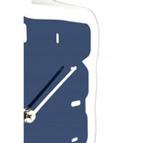 NEXTIME NEXTIME KLOK 3072BL Thumbs Up, 40.5x41.5 cm, Wall, Blue Silver - afbeelding 3