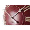 Nextime nextime klok 3083ro london roman, ø34.5 cm, wall, red white