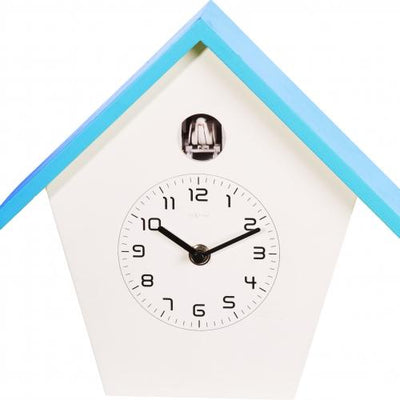 Nextime Nextime Klok 3108bl Birdy, 24.5x25.5x9.8 cm, muro, blu bianco