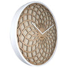 Nextime nextime klok 3149be sun large, ø50 cm, wall, beige