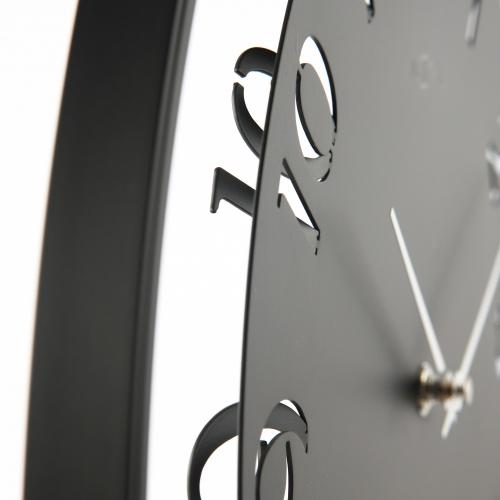 Nextime Nextime Klok 5188ZW Ting, 41x40 cm, nero