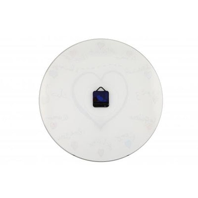 Nextime klok 8030 loving you, ø43 cm, wall, white multi-color