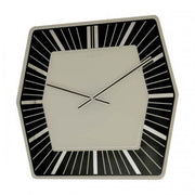 Nextime Nextime Klok 8128zw Hexagon, 43x43 cm, pared, blanco - afbeelding 2