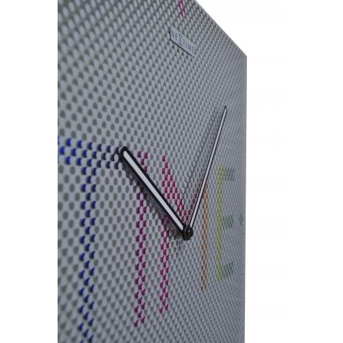 Nextime Nextime Klok 8165 Mistery Time, 43x43 cm, muro, metallo