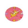 Nextime nextime klok 8810 tickle my tummy, ø30 cm, wall, pink multi-color