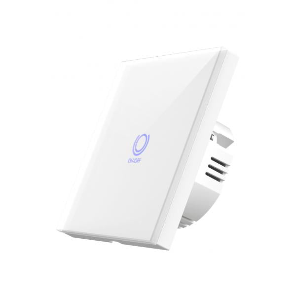 Interruptor de luz de pared Wox R7063, Wifi 2.4Ghz, Schuko, <= 800W, 10-30m, blanco