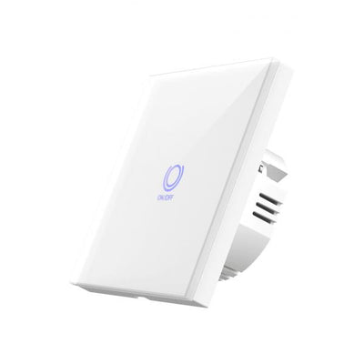 Interruptor de luz de pared Wox R7063, Wifi 2.4Ghz, Schuko, <= 800W, 10-30m, blanco