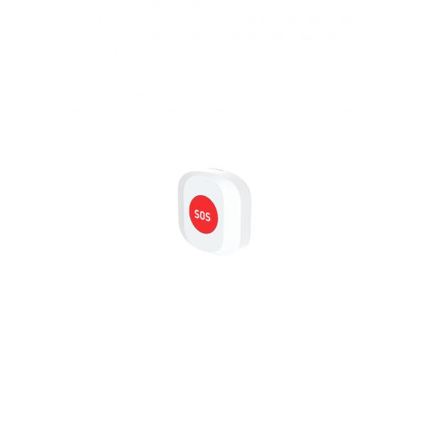 Pulsante Wox Wox R7052 SOS, WiFi 2.4 GHz, Zigbee 3.0, Amazon Alexa Google Assistant, 30m, White