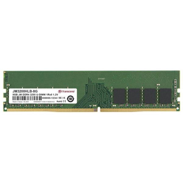 Trascendi trascendere JM3200HLB-8G JETRAM, 8GB, U-Dimm, DDR4 3200MHz, 1RX8 1GX8, Cl22, 1.2V