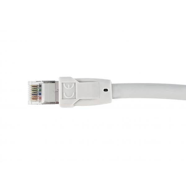 Equipaggiare il cavo patch 608017, CAT8.1, S FTP (S-S-STP) RJ-45, RJ-45, grigio, 0,5 m