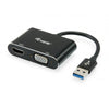 Equipaggiare 133386 USB all'adattatore VGA HDMI, USB 3.2 Gen 1 Type-A, Output HDMI, 1920 x 1080 pixel