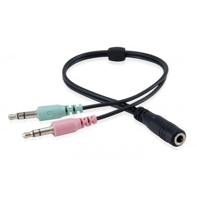 Equipaggiamento equipaggiamento 245302 Cuffia di chat, 3,5 mm, head-band, chiama musica, binaurale, rotativo, nero